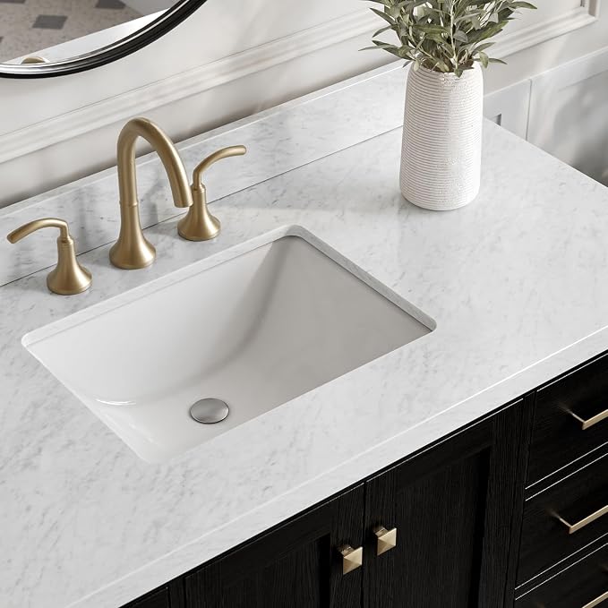 ARIEL Cambridge 49 Inch Single Rectangle Sink Bathroom Vanity - Image 3