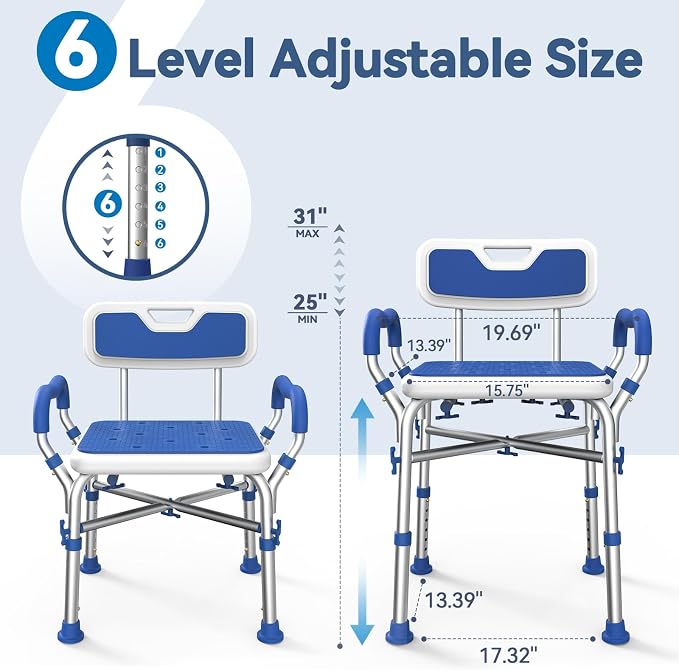 FSA/HSA Eligible Shower Chair for Inside Shower - Image 6