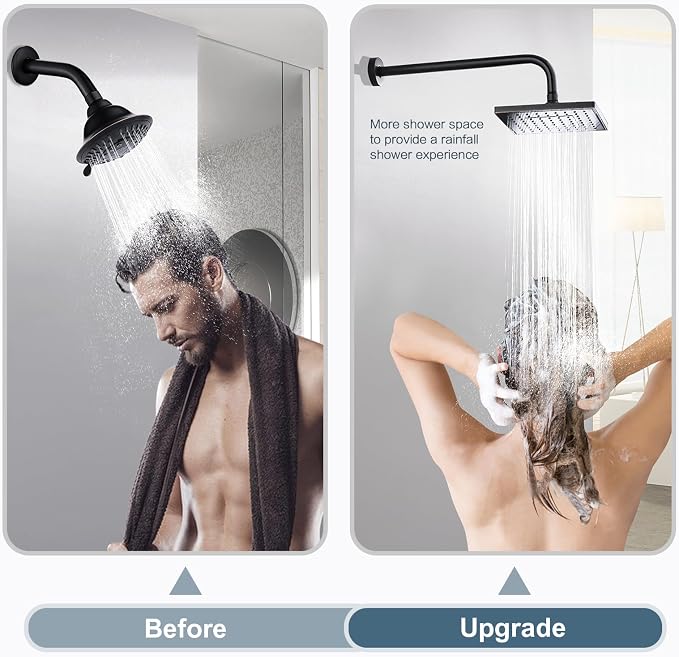 BRIGHT SHOWERS 16-Inch Shower Head Extension Arm - Image 3
