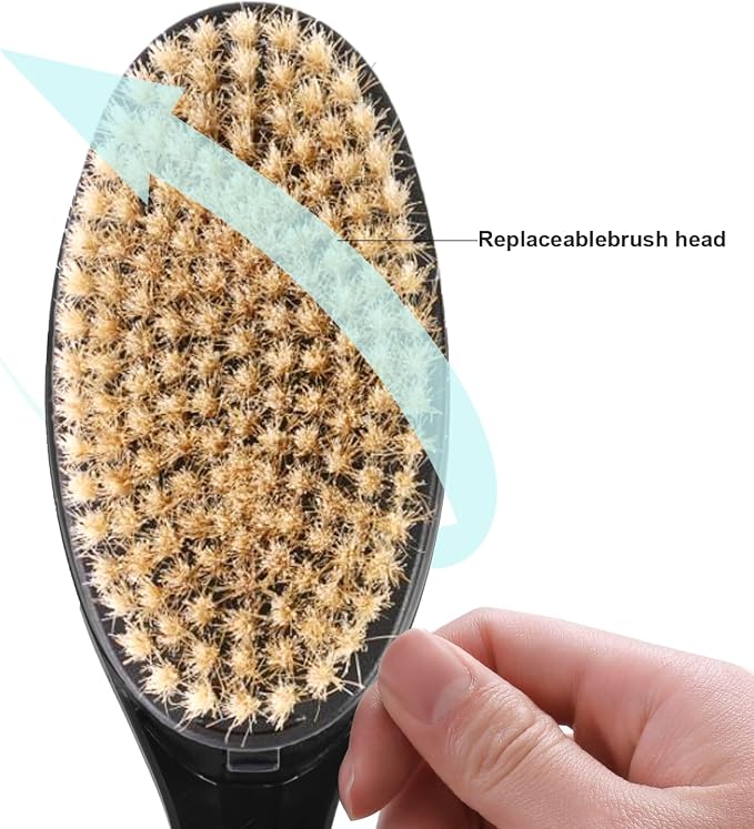 EASACE 3.0 Back Scrubber Brush for Shower, Soft and Stiff Bristles, Adjustable - Image 5