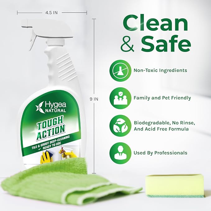 Hygea Natural Tough Action Tile & Grout Cleaner - Image 3