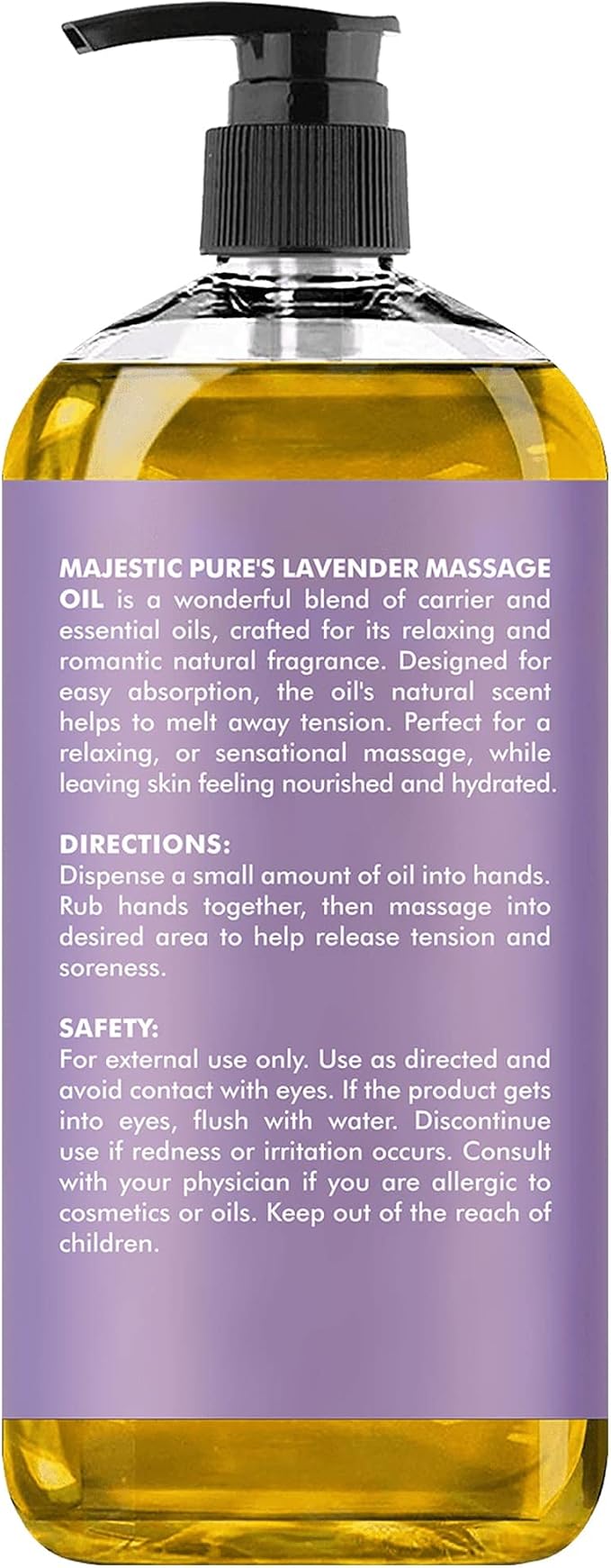 MAJESTIC PURE Lavender Massage Oil - Image 2