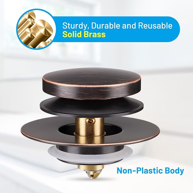 Bathtub Drain Stopper, Uxoz Universal Tub Stopper - Image 7