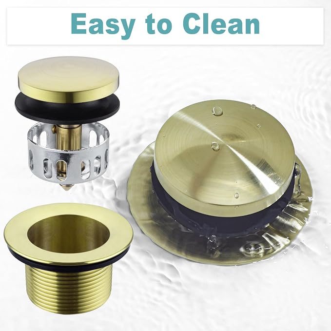 BESTILL Tip-Toe Bathtub Drain Bath Tub Trim Set Conversion Kit - Image 5