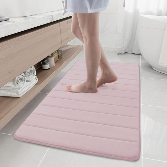 Buganda Memory Foam Bath Mat, Ultra Soft and Non-Slip Bathroom Rugs, Water by Buganda