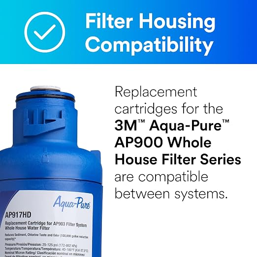 3M Aqua-Pure AP917HD Genuine Whole House Sanitary Quick Change Replacement - Image 2