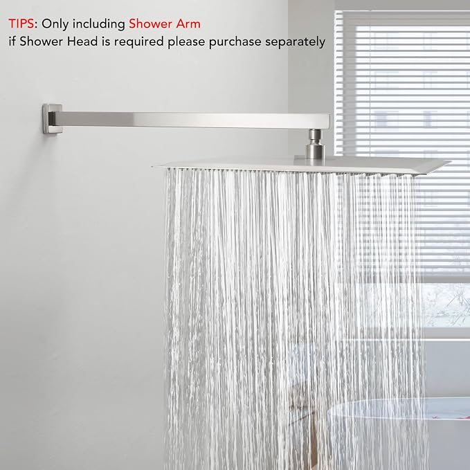 BESy 20 Inches Straight Extended Shower Arm - Image 2