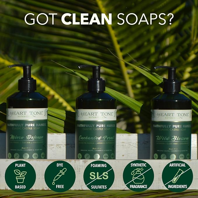 Liquid Castile Soap | Organic Olive and Coconut Oils | Non Drying Formula - Image 3