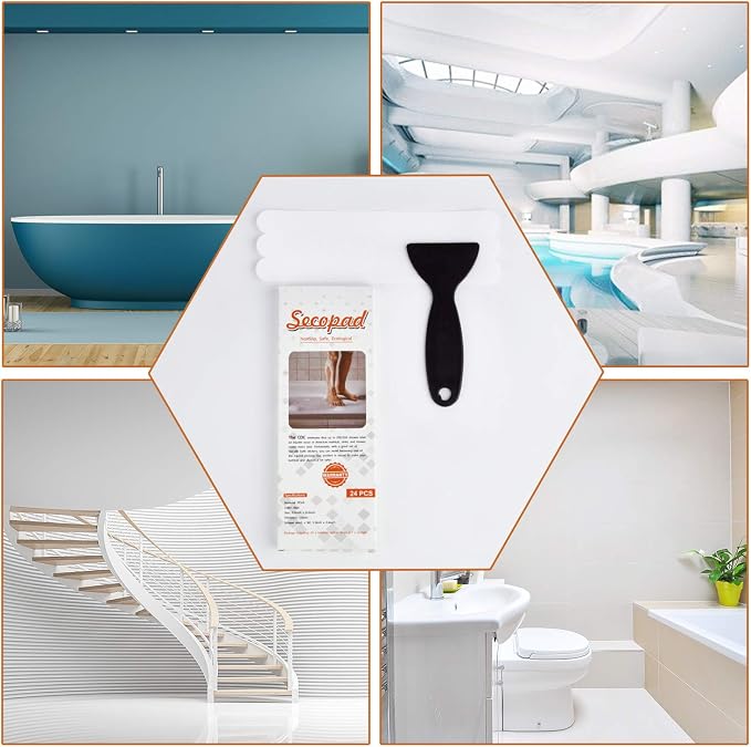 Anti Slip Shower Stickers, Safety Bathtub Strips Adhesive Decals - Image 6