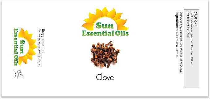 Sun Essential Oils – 4 oz Clove Essential Oil - Image 2