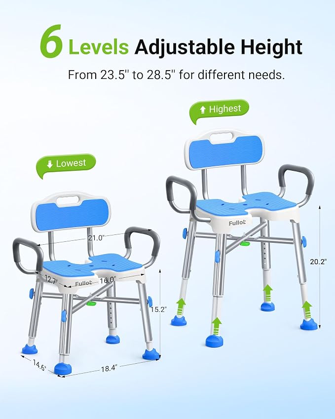 Ergonomic H-Shaped Shower Chair - Image 7