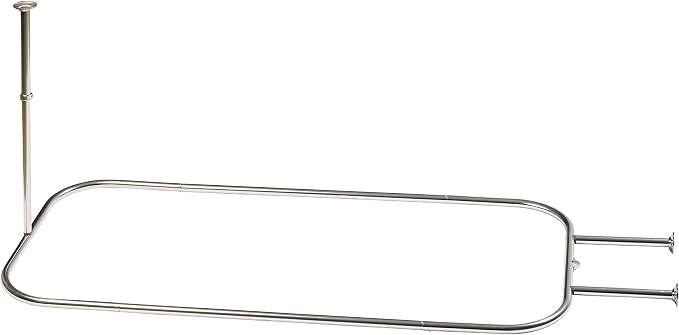 Zenna Home Rustproof Round Shower Curtain Rod by ZennaHome