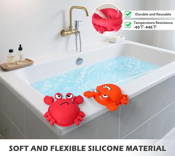 Koluti Silicone Bathtub Overflow Drain Cover, Bath Drain Stopper - Image 7