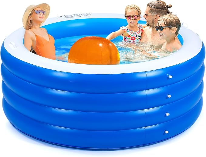 Biange Blow Up Pool, Kids Pool Inflatable, Kiddie Baby Swimming Pool by Biange