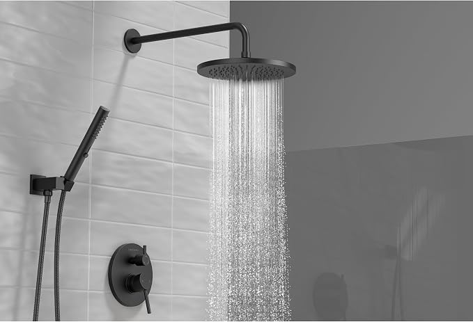 Lava Odoro Modern 2-Setting Round Rain Shower System - Image 2