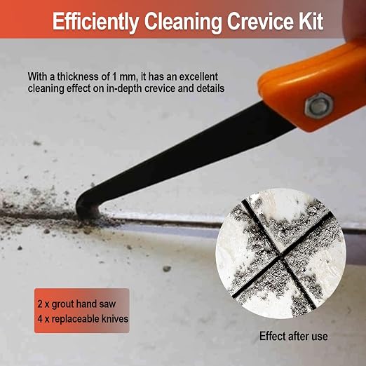 14pcs Grout Removal Tool Kit, 2 Tile Grout Saws - Image 5