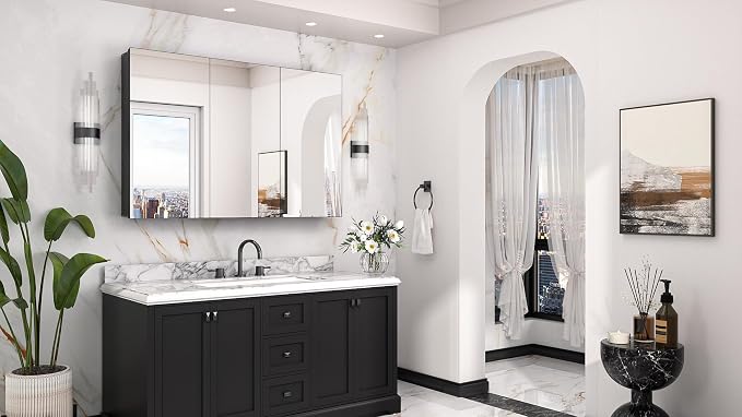 Keonjinn 48 x 32 Inch Oversized Medicine Cabinet - Image 9