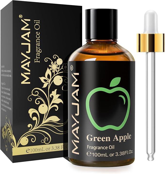 MAYJAM 3.38FL.OZ Green Apple Fragrance Oils by MAYJAM