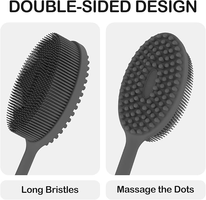 MateeyLife Silicone Body Scrubber Exfoliator - Image 2