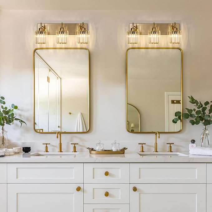 Modern Crystal Bathroom Vanity Lights, Crystal Wall Lighting - Image 6