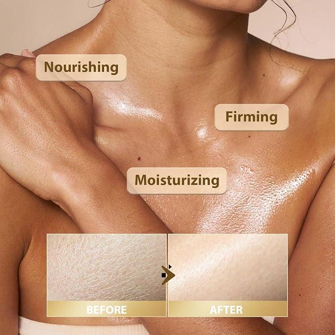 Body Firming Oil for Crepe Skin, Luxury Body Oil Skin Tightening, Hydrating & - Image 4