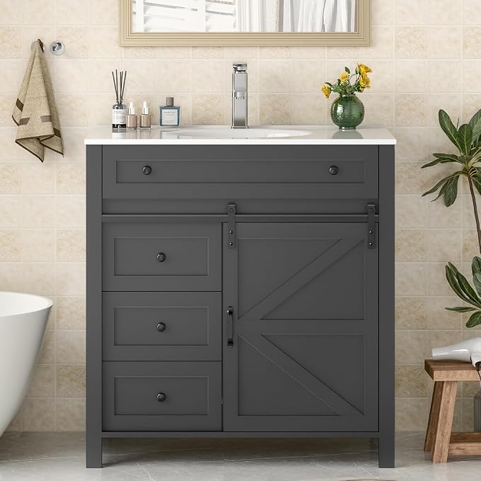 Vabches 36 Inch Bathroom Vanity by Vabches