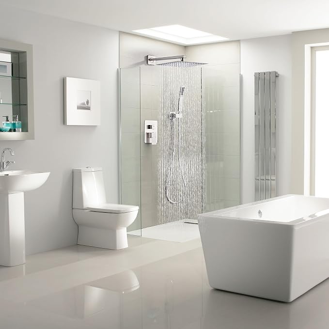 Shower Faucet Set, Rainfall Shower System Complete Wall Mounted - Image 7