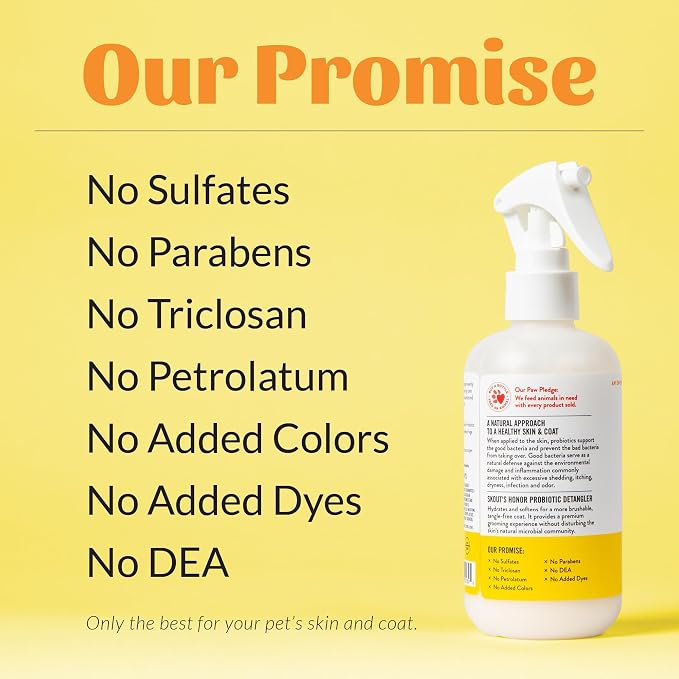 Skout's Honor Probiotic Pet Detangler Spray - Image 8