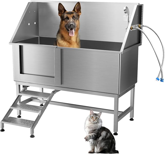 62 inch Dog Washing Station, Right Door Grooming tub - Image 2