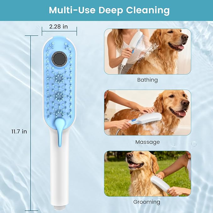 4 Mode Dog Shower Attachment, Dog Shower Sprayer - Image 7