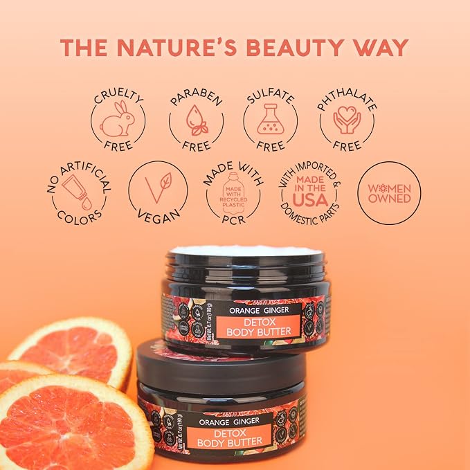 Nature's Beauty Orange Ginger Detox Body Butter Multi-Pack - Image 5