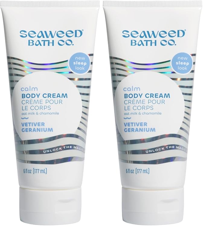 The Seaweed Bath Co. Sleep Body Cream, Nutrient-Rich Bladderwrack Seaweed by TheSeaweedBathCo