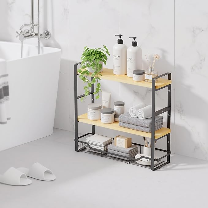 Bathroom Shelves Over Toilet Storage - Image 4