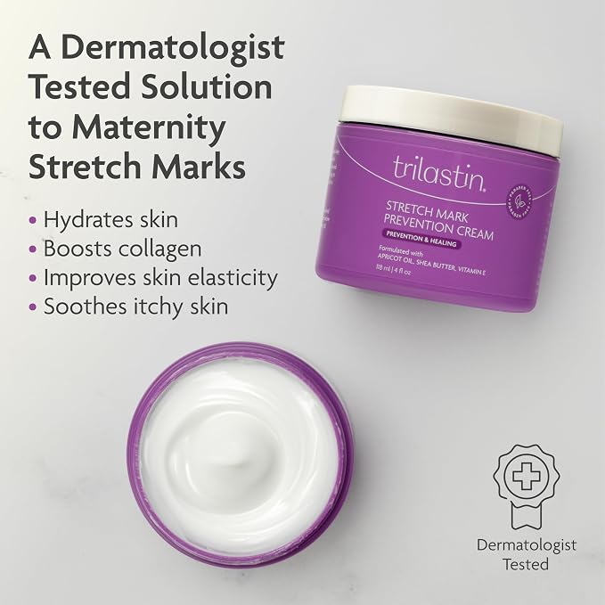 TriLASTIN Stretch Mark Cream for Pregnancy - Image 3