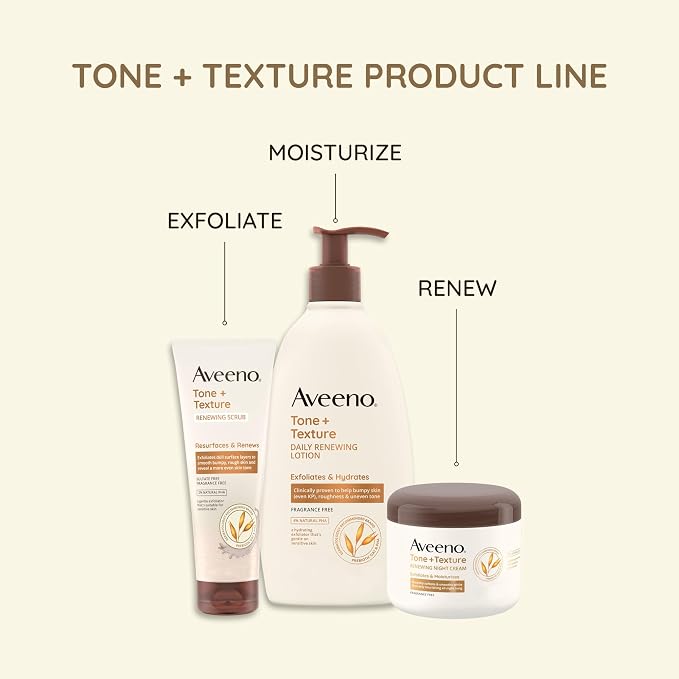 Aveeno Tone + Texture Daily Renewing Body Lotion - Image 5