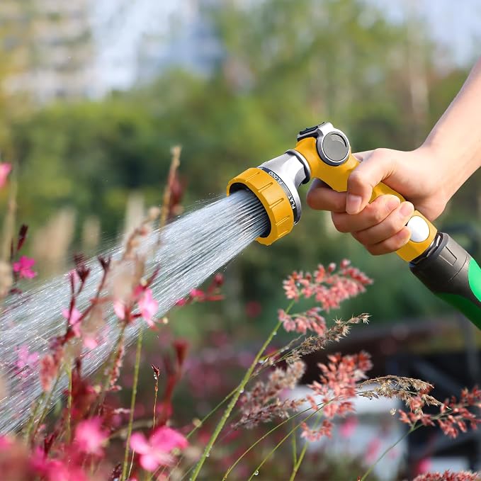 RESTMO Heavy Duty Hose Nozzle, Metal Garden Water Hose Sprayer - Image 8