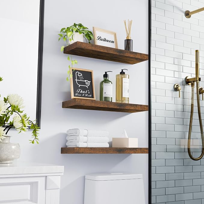 BAYKA Floating Shelves Bathroom - Image 4