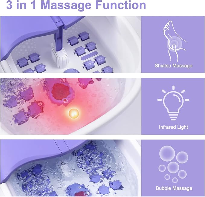 Collapsible Foot Spa Bath Massager - Image 3