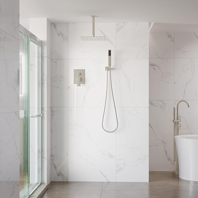 WELLFOR 12-In Ceiling Mount Shower System - Image 7