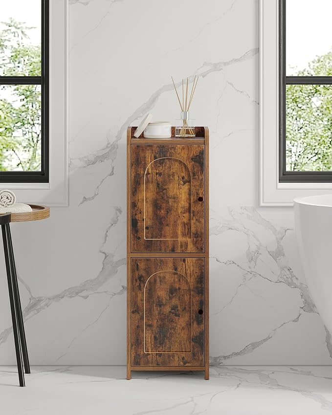 Bathroom Storage Cabinet, Corner Floor Cabinet by Hzuaneri