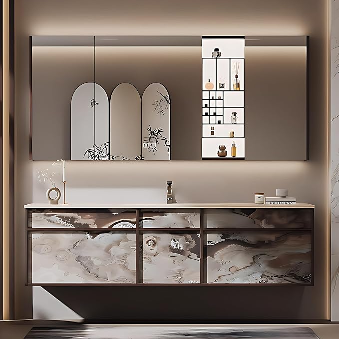 68IN Modern Bathroom Vanity by TIZAZOFashionHome