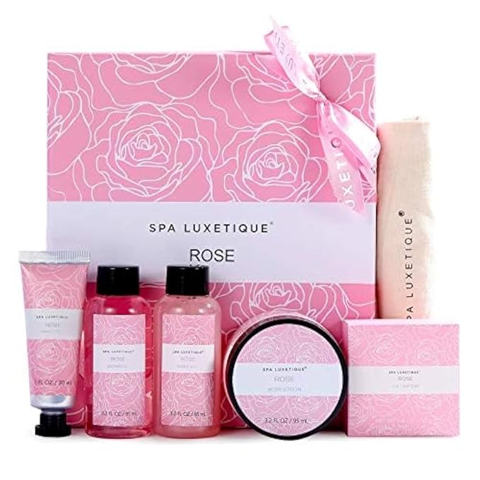 Spa Gifts for Women Spa Luxetique Bath and Body Gifts Set 6pcs Gift Baskets for by spaluxetique