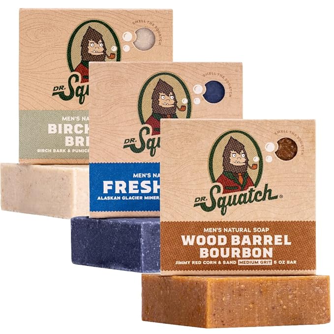 Dr. Squatch Natural Bar Soap for Men by DrSquatch