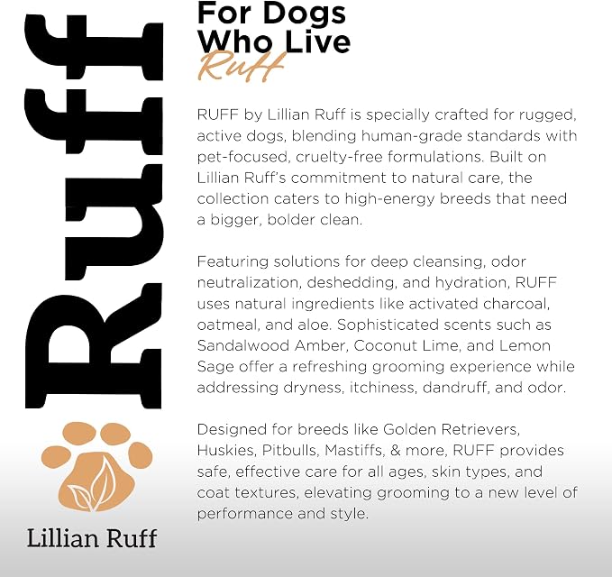 Ruff by Lillian Ruff Oatmeal Dog Shampoo & Conditioner - Image 7