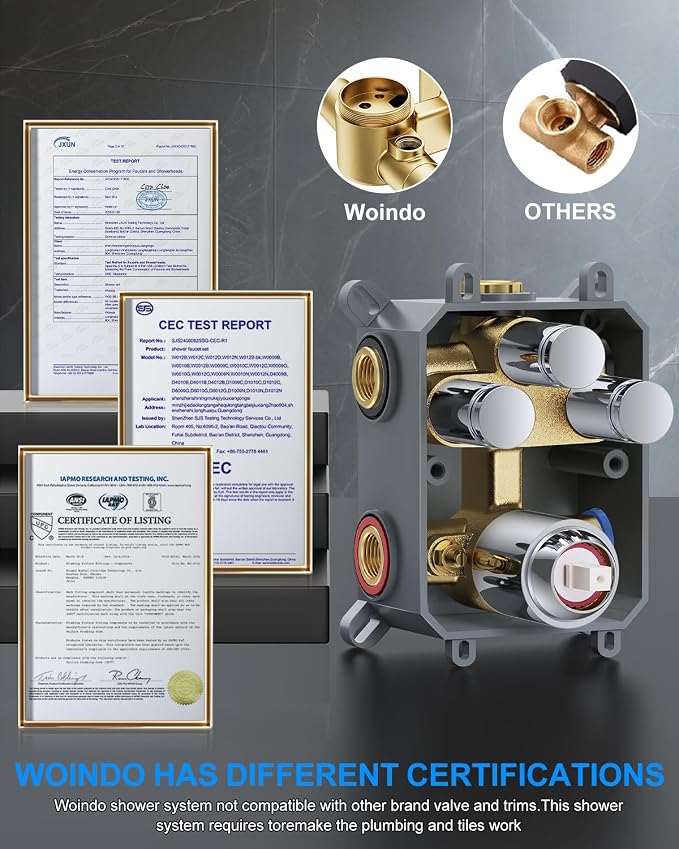 Shower System with Pressure Balance Valve - Image 7