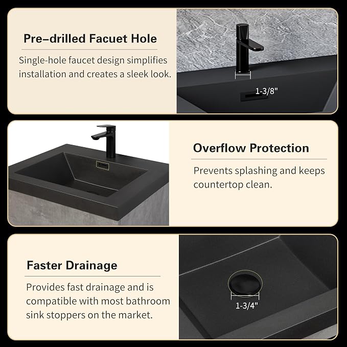 42" Floating Bathroom Vanity - Image 7