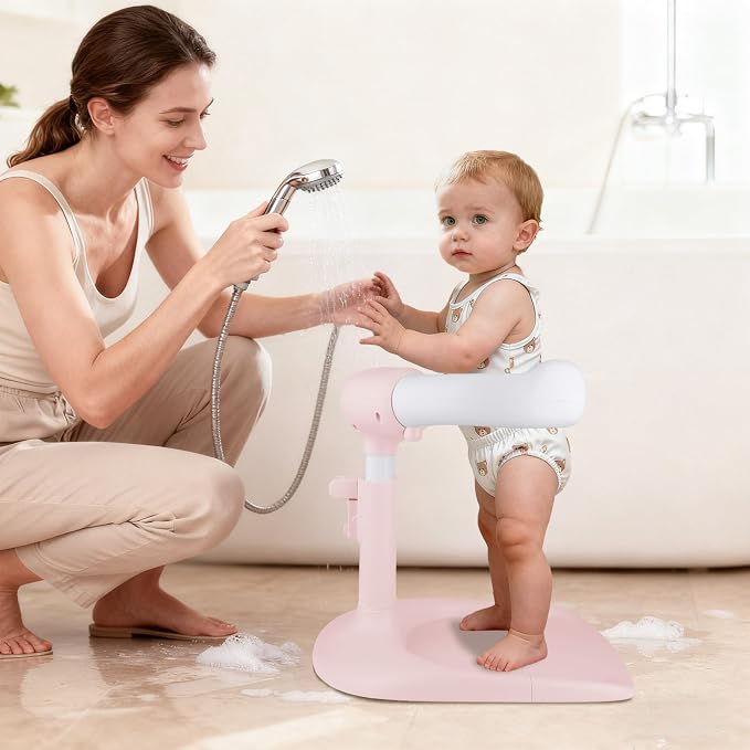 Baby Shower Stand – Adjustable Toddler Bath Stand & Standing Baby Bathtub - Image 2