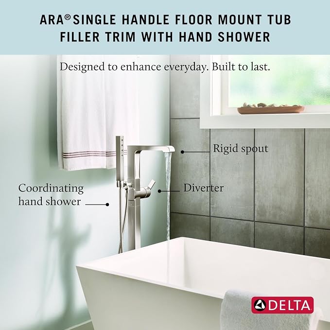 Delta Ara Freestanding Tub Faucet - Image 3