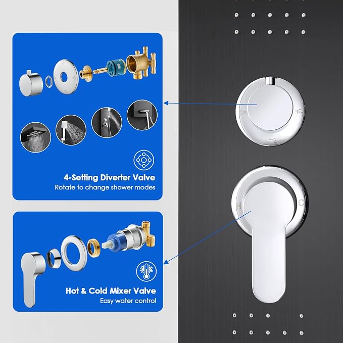 ROVOGO Shower Panel Tower System - Image 2