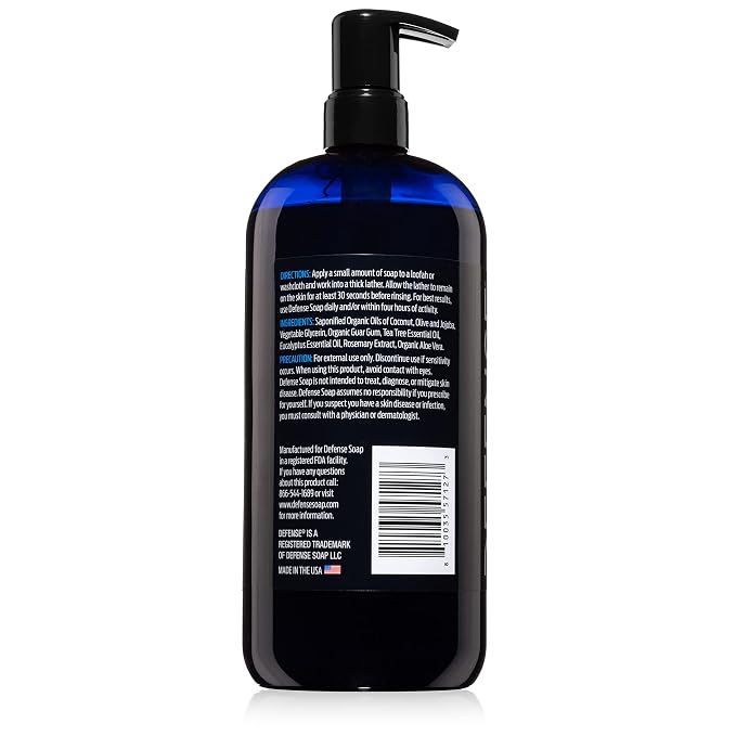 Defense Soap Tea Tree Body Wash | All Natural Organic Shower Soap - Image 8